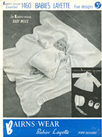 Babys Crochet Layette knitting pattern Bairnswear 1460
