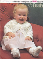 baby crochet matinee coat patterns