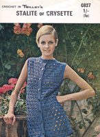 twiggy crochet pattern ladies dress 