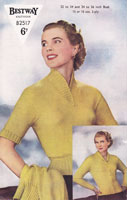 vintage ladies twinset knitting pattern