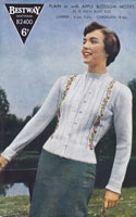 Great vintage ladies knitting pattern for twinset