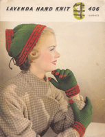 ladies hat and gloves knitting pattern