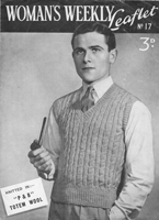 vintage 1920s mens cardigan knitting pattern 