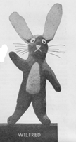 vintage knitting pattern for Wilfred rabbit from comic fame in the 1930s