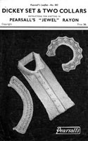collars and cuffs knitting pattern 1940s