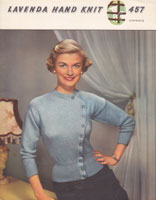 Super vintage ladies cardigan knitting pattern