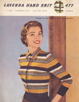 Great vintage ladies shirt style cardigan-jumper knitting pattern