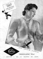 vintage ladies bed jacket knitting pattern 1930s