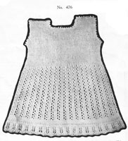 vintage little girl petticoat knitting pattern 1920s