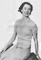 ladies 1935 knitting pattern