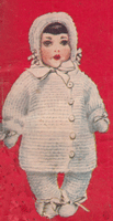 vingage 1920s doll knitting pattern