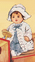 vintage baby doll knitting pattern from 1910