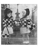 vintage little dolls miss rosebud knitting pattern 1950s
