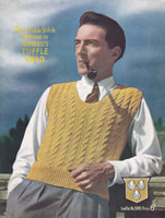 vintage tank top knitting pattern 1940s