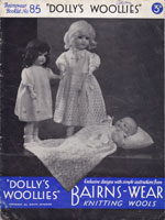 vintage doll knitting patterns 1930
