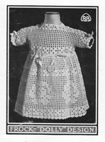 baby dress crochet pattern 1920s 