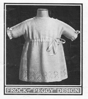 baby dress knitting pattern peggy 1920s book