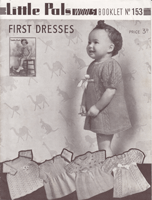 1930 baby dress knitting pattern booklet