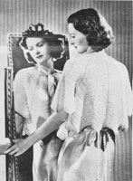 vintage ladies home notes 197 bed jacket pattern 1930s