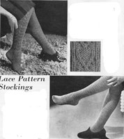 ladies stockings knitting pattern 1940s wartime