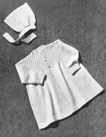 pram set knitting pattern from 1940s