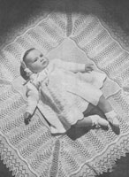 vintage 1940s layette for baby