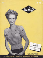 vinage ladies jumper knitting patterns 1940