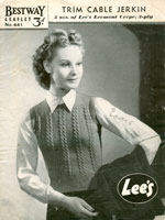 ladies vintage knitting patterns