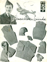 vintage service mens knitting patterns