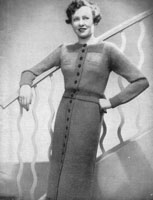 vintage ladies jumper suit from 1936