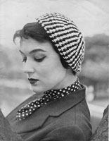 ladies vintage hat knitting pattern