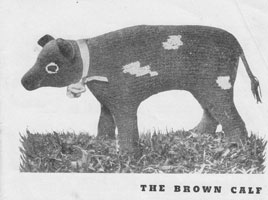 toy knitting patterns cows