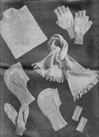 vintage wartime knitting pattern for forces comforts