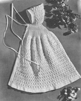 vintage baby cape knitting pattern 1940s 