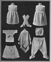 francine layette for baby from 1920s