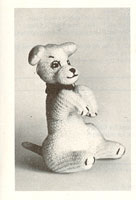 vintag toy dog knitting pattern