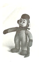 vintage toy monkey knitting pattern