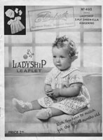 vintage baby dress knitting patterns