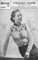 vintage fair isle bestway knitting patterns