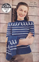 vintage bestway fair isle knitting patterns