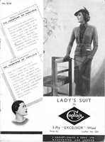 vintage 1930s ladies jumper suit knitting pattern