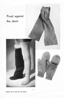 vintage seaboot socks and storm hood knitting pattern from wartime 1940s