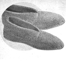 vintage world war slippers for hospital wear 1940s
