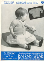 vintage knitting pattern for babies