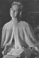vintage ladies bed jacket knitting patterns 1940s
