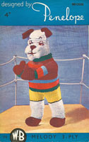 vintage dog knitting pattern