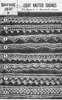 vintage knitting pattern for edgings