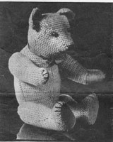 vintage crochet bear patterns