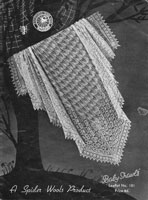 vintage baby shawl 1940