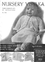 vintage baby matinee sets knitting pattern 1930s